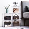 4 Packs Clear Handbag Storage Organizer for Closet, Acrylic Display