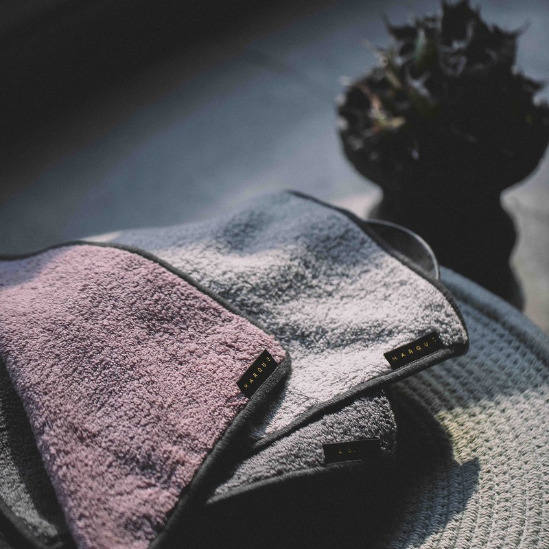 Growing Towel "MARQUE" Handkerchief Towel (Etoupe (Gurege))