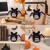 QINJIEJIE Knitted Bat Halloween Decorations Boo Basket Gifts