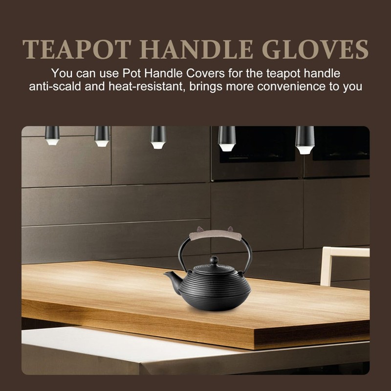 CALLARON 2 Pcs Kettle Handle Cover - Heat Resistant Teapot