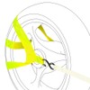 MOTO4U Universal Motorcycle Rear Wheel Tie down Strap (Fluorescent green)