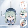 UTIEHD Honkai Star Rail Plush Key Ring, Cute 10 cm