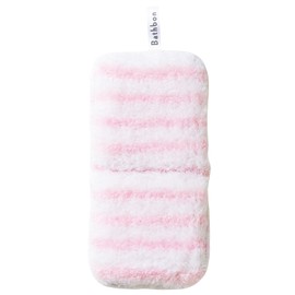 Yamazaki Sangyo 178711 Bath Cleaning Sponge, Bath Bonkun, Scissors, Antibacterial, Pink