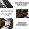 Luxury Design 25cm Circular Iron Clock Silent Operationsheet size: 10