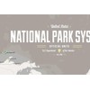 US National Park System Units Map 24x36 Poster (White &