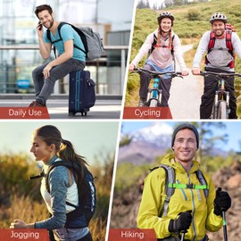 TIXIPEM Backpack Chest Strap [1PCS] - Adjustable Sternum Straps with Emergency Whistle Buckle Use for Backpack Replacement & Hiking - [Orange] Chest Belt Quick Release Buckle