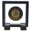 Challenge Coin Holder, Single Coin Display Case, 3D Floating Clear