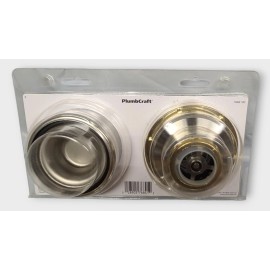 PlumbCraft Plumb Craft 7684100 2 Pack Sink Strainer And Garbage Disposal Assembly