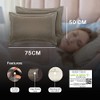 Divine Textiles Pillow Cases Oxford Pair, Grey