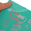 BOOLOOEN Christmas Stencils,Reusable Self-Adhesive Silk Screen Printing Stencil Washable Mesh
