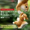 NOELAMOUR Garden Figurine Cute Squirrel Parent Child Hanging Animal Resin