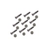 Elos Skateboard Hardware 1.1" (28mm) Screws and Nuts (9 Screws