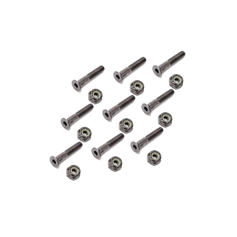 Elos Skateboard Hardware 1.1" (28mm) Screws and Nuts (9 Screws