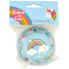 Baked With Love Unicorn Foil Lined Baking Cases, Cupcake Cases,