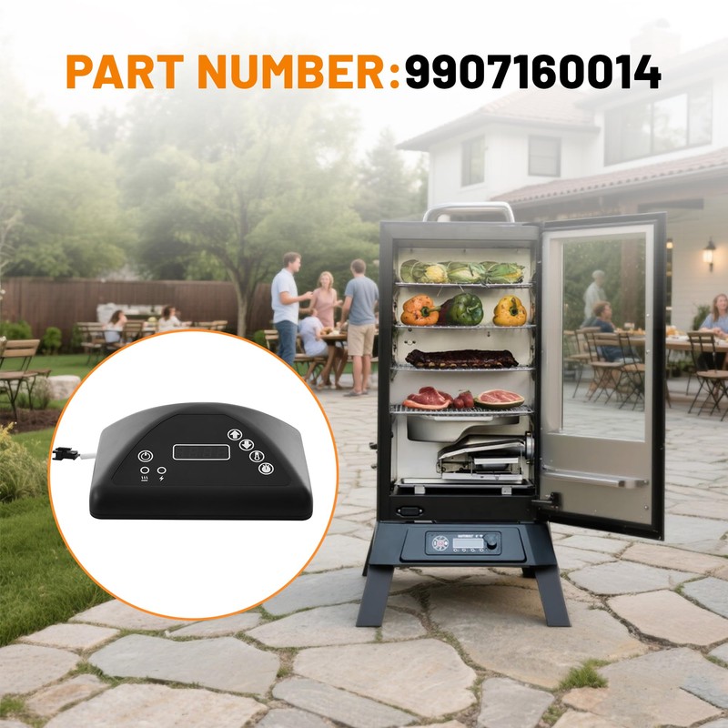 Electric Smoker Control Panel Compatible for Masterbuilt MB20071317/ 20071117/21071218 Electric