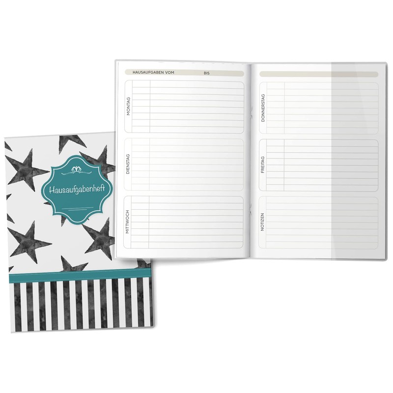 OLGS Creative Royal Homework Book Cover with Exercise Book Protective