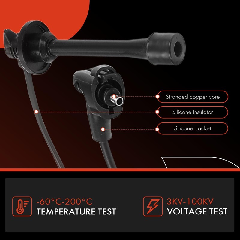 A-Premium 3 Ignition Coils with 3 Wire Compatible with Toyota