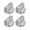 4Pcs Stove Knobs W11517334 Fit for Whirlpool Gas Ranges WEG515S0FB0