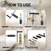 Twylzony Cartridge Removal Tool Compatible with Moen 1220、1225 and 1222