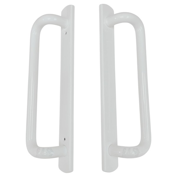 G.A.S Hardware PGT 5400 Sliding Door Handle Set | White
