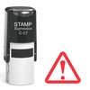 stampexpression - Exclamation Point Self Inking Rubber Stamp - Red
