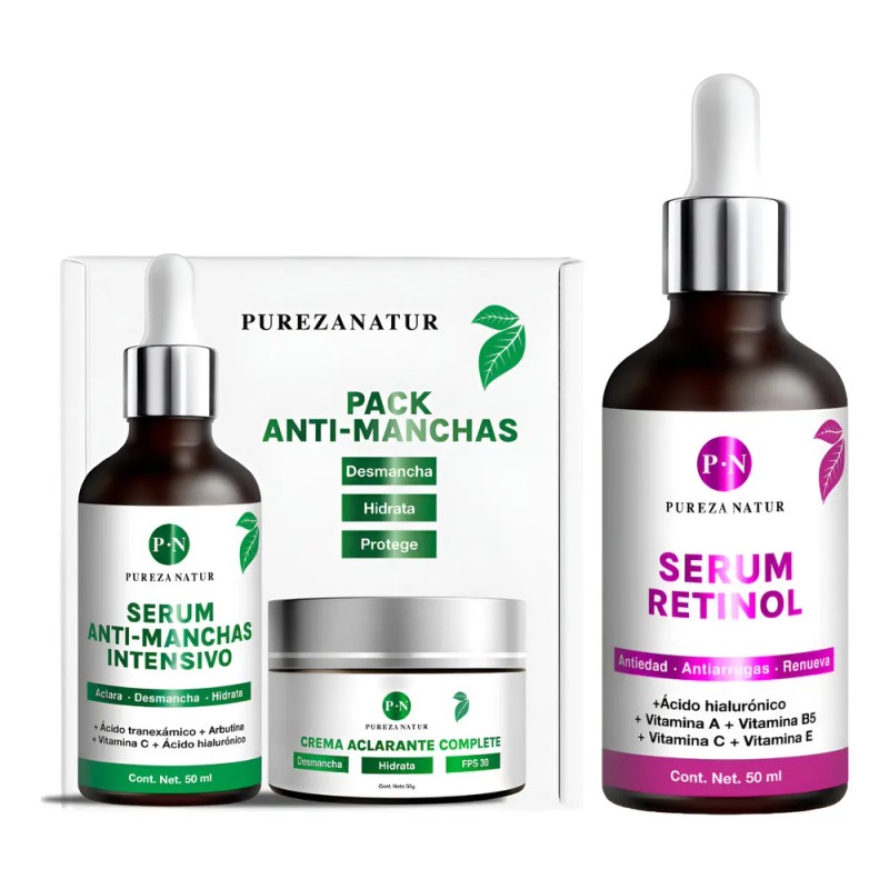 Pack Pureza Natur Serum Retinol Pack Aclarante Serums