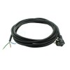 Connection Cable 5 m H07RN-F 3G1,5 schwarz, IP44 Connecting Line