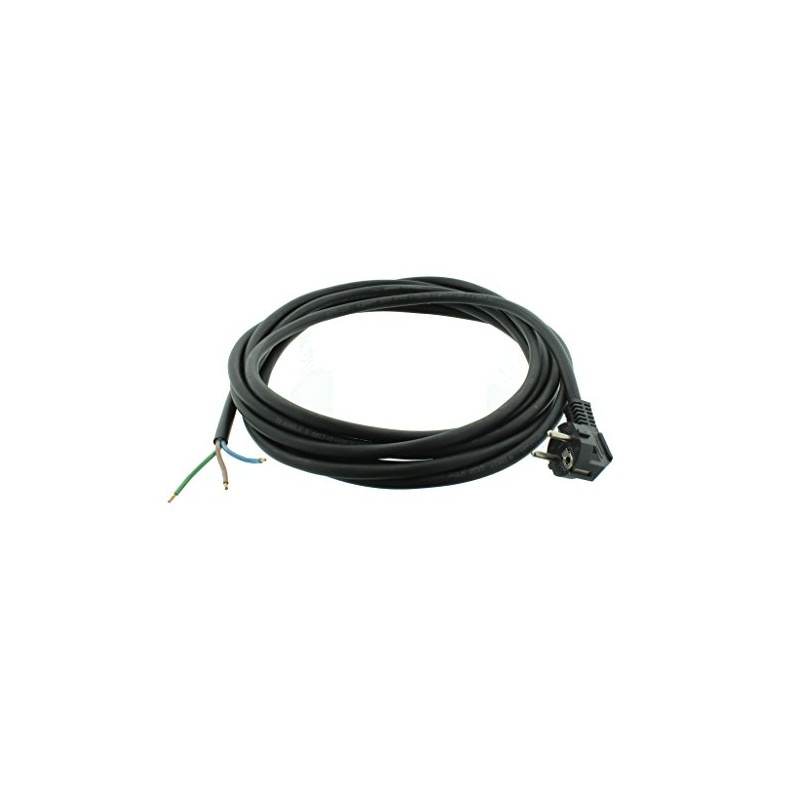Connection Cable 5 m H07RN-F 3G1,5 schwarz, IP44 Connecting Line