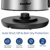 COMFEE' Stainless Steel Electric Kettle, 1.7 Liter Tea Kettle Electric