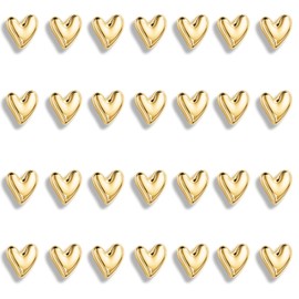 28 Gold Heart Magnets Fridge, Decorative Magnets for Fridge & Whiteboard, Gold Heart Magnets Set for Home & Office, Fridge Magnet for Notes & Photos