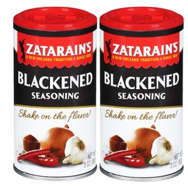 Zatarains Blackening Seasoning, 3 oz Each - Pack of 2, Perfect for Cajun and Creole Recipes, Ideal for Fish and Meats, Bold Flavor + Createandbundle Sticker