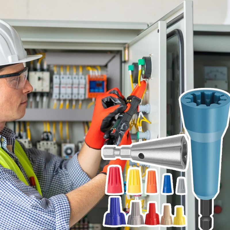 Wire Nut Twister | Wire Stripper Drill Attachment | Professional