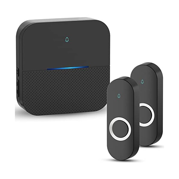 AIDA Lighted Wireless Doorbell for Home, Waterproof Battery Doorbell 1,000ft