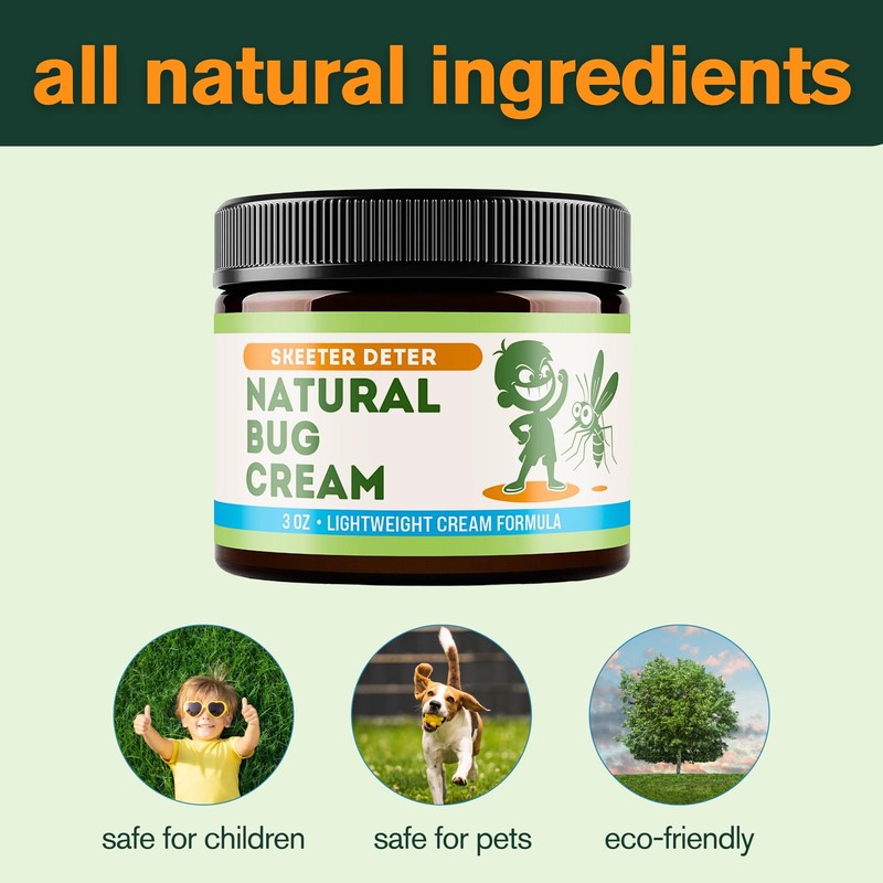 Magnum Solace Natural Bug Cream - No Spray Formula, Made