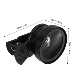 Outanaya 1 Set Wide Angle Macro Lens for Mobile Photography Portable Clip Design for Smartphones Durable Materials Lightweight for Travel and Everyday Use