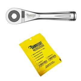 SabreCut 1 x MRSC01 Mini Micro Ratchet 1/4" Hex Stainless Steel Professional 72 Tooth Gear Hand Ratchet Wrench