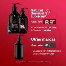B Life Lubricante Íntimo Base Agua 800 ml  60ml de Regalo