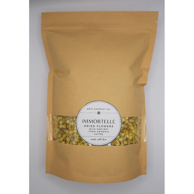 Generic Helichrysum Immortelle Dried Flowers (4 OZ = 113 grams)