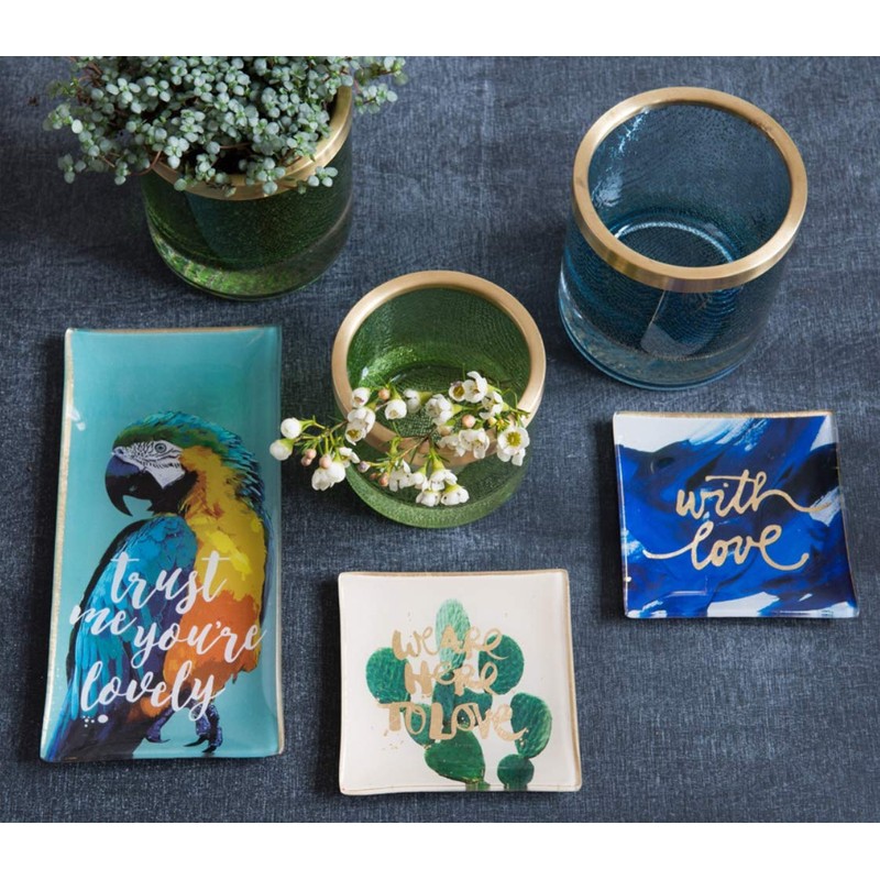 Gift Company Love Plates, glass plate, L, you are wonderful,