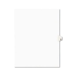 Avery Legal Dividers, Premium Individual Tab Titles, Letter Size, Side Tabs, 38, Pack of 25 (01038)