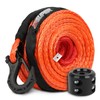 ZESUPER 3/8" x 100ft Synthetic Winch Rope Dyneema 12 Strand