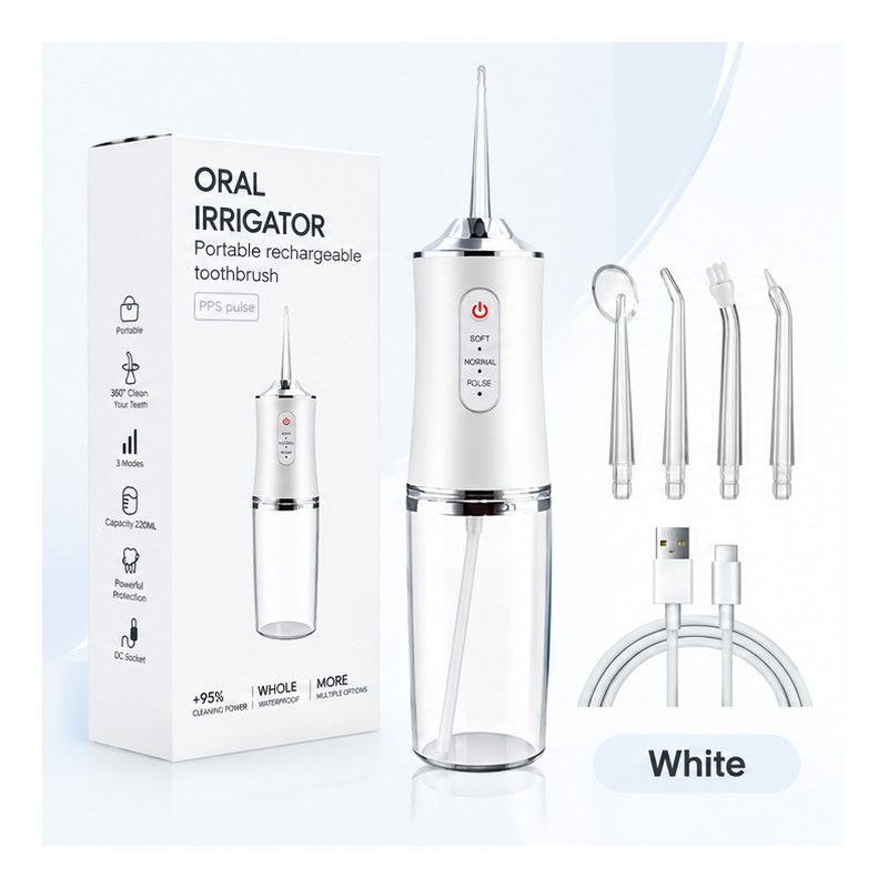 Portable Water Flosser for Daily Oral Cleaning – 3 Cleaning