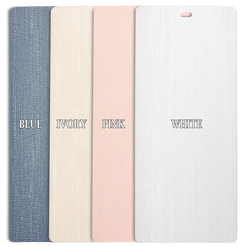 DALIX Arctic Pink Vertical Blind Texture Slats Sliding Door 82.5