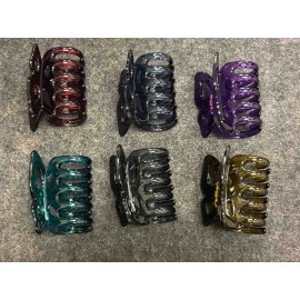 Unbranded 6 Pcs Hair Clips Large Claw Hair Clips Thick Hair No Slip, Strong Hold Big 2.5"