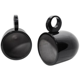 Rockville 2) 8” Black Wakeboard Tower Enclosure Pods For Wet Sounds XS-808 Marine Speakers