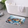 HGSCHYU Sea Turtle Bathroom Rugs 24x16in Entryway Rug Ocean Animal
