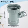 Sink Drain for Kitchen Pipe Adapter Sink Pipe Adapter Branched