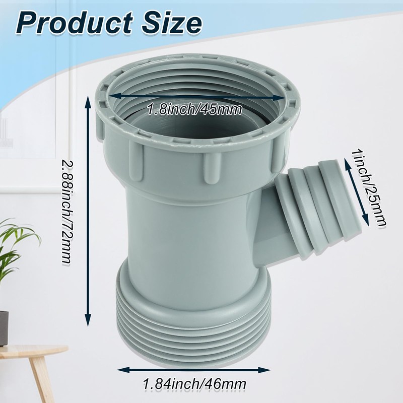 Sink Drain for Kitchen Pipe Adapter Sink Pipe Adapter Branched