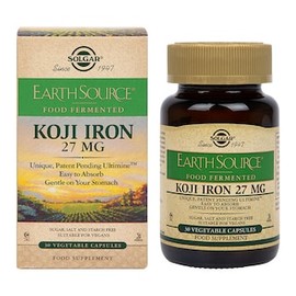 Solgar Earth Source Food Fermented Koji Iron 30 Capsules