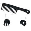 NuAngela Wide Tooth Comb, Large Handle Detangler Smooth Hair Combs